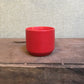 Ceramic Pot - Red Cylinder