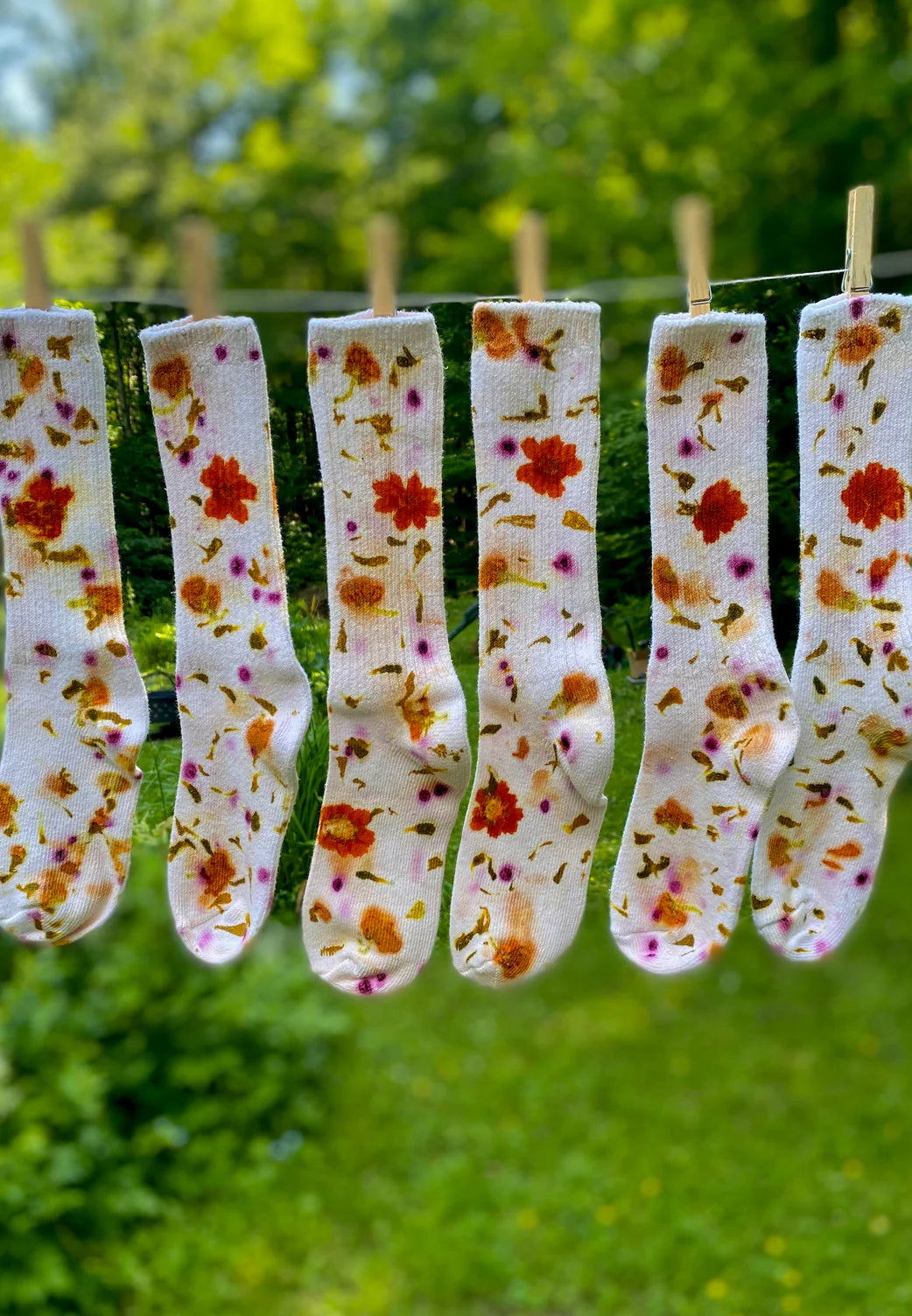 Floral Print Socks