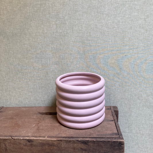 Ceramic Pot - Lavender/Lilac Pastel Cloud