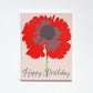 Card: Happy birthday - Big Poppy